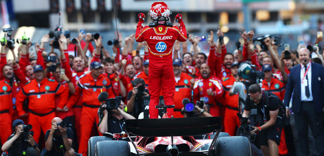 Leclerc riapre il campionato<br />Verstappen soltanto sesto