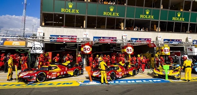 Penalizzate due Ferrari Hypercar:<br />sconteranno 10” al primo pit-stop in gara