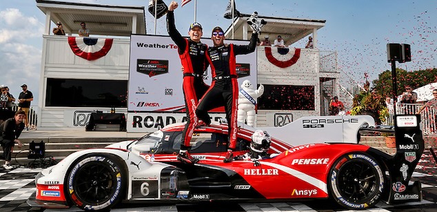 Road America, gara<br />1-2 Penske, Alto&egrave; al top in GTD Pro