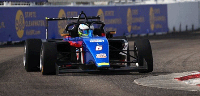 USF2000 a Saint Petersburg, gare<br />McNeilly domina il weekend