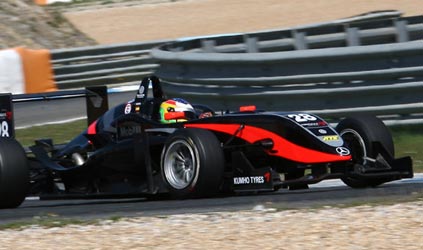 Test a Valencia, 2° turno: Roberto Merhi passa in testa