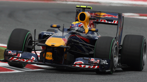 Catalunya - Qualifica<br>Strapotere Red Bull, Webber in pole