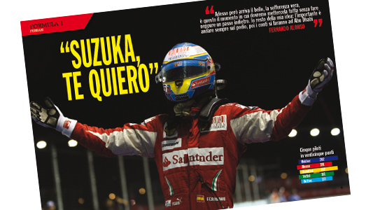 &Egrave; online il Magazine n. 103 - Loeb Meraviglia<br>In Giappone tutti contro la Ferrari di Alonso