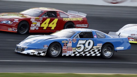 Michael Lewis in Late Model ad Irwindale