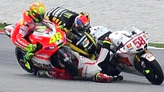 Sepang - MotoGP<br>Simoncelli non ce l'ha fatta