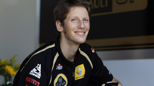 ESCLUSIVO<br>Grosjean alla Lotus Renault