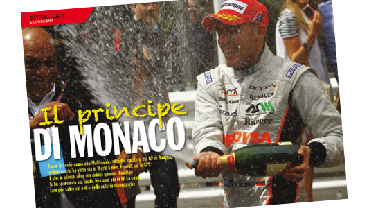 Ecco il Mag 181 anche per iPad, Iphone, Android<br>Lotteria in F.1 - Maldonado Principe di Monaco