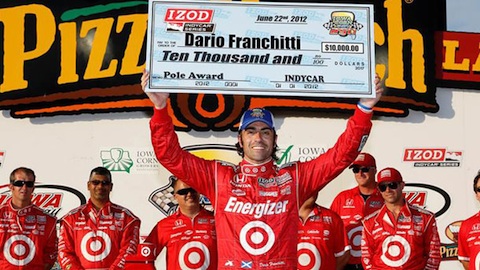 Newton, gare di qualifica: Franchitti in pole