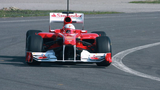 Rigon sulla Ferrari a Magny-Cours