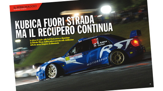 &Egrave; online il Magazine 196 di Italiaracing<br>Kubica e Rigon emozionano 