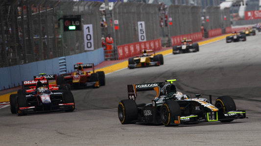 Singapore, gara 2: Van der Garde chiude il 2012