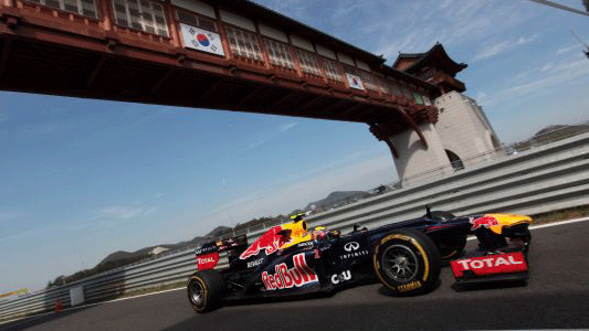 Yeongam - Qualifica<br>Webber e Vettel in prima fila