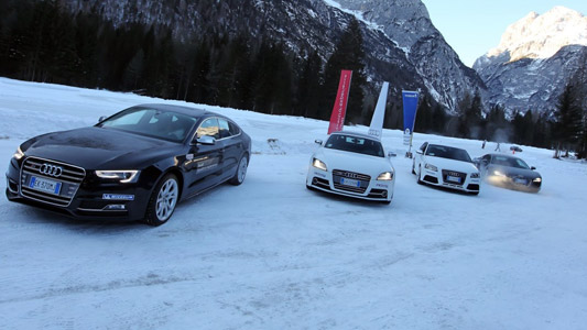 Due corsi Audi Quattro Experience<br>in regalo per i nostri lettori 