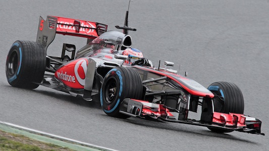 Barcellona, 3° turno<br>Button prende la vetta