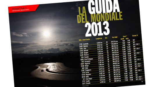 &Egrave; online il Magazine 217 Italiaracing<br>La guida al mondiale F.1 2013