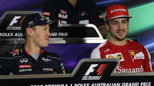 Anteprima Melbourne<br>Vettel invita Alonso a bersi una Red Bull