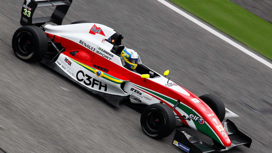 Vallelunga - Qualifica<br>Bonifacio brucia Fuoco 