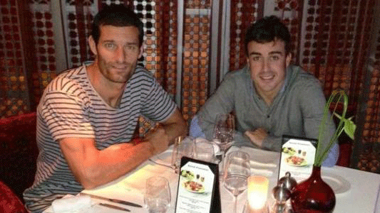 Se Webber va a cena con Alonso...