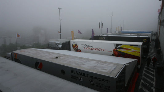 Spa - La nebbia ferma tutto