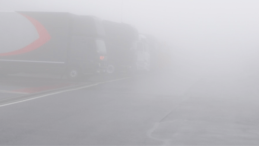 Nebbia al Nürburgring: tutto fermo