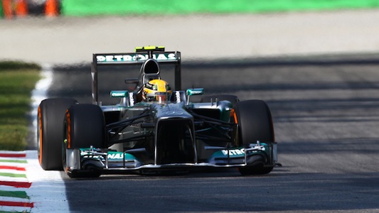 Monza, libere 1<br>Hamilton comanda davanti ad Alonso