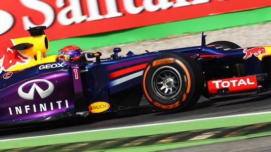 Monza - Libere 2<br>Dominio di Vettel, Webber 2°