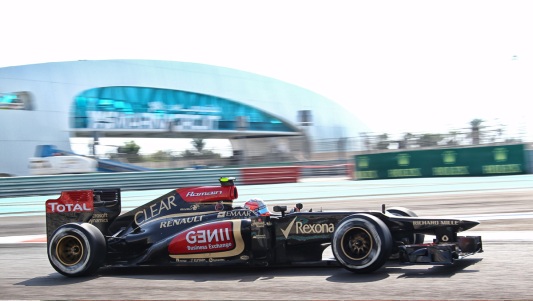 Abu Dhabi – Libere 1 <br>Grosjean detta il passo