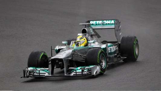 Interlagos – Libere 2<br>Rosberg il migliore sul bagnato