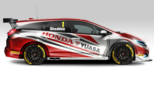 Una Honda station-wagon nel BTCC