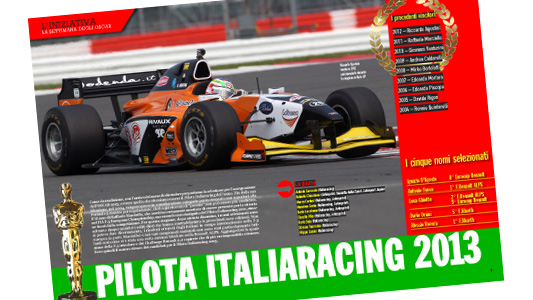 &Egrave; online il Magazine 252 Italiaracing<br>I cinque nomi per il nostro Pilota 2013