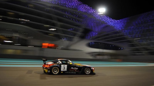 Gulf 12 Hours, qualifica: Black Falcon in pole