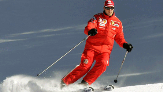 Schumi scia e colpisce una roccia<br>&Egrave; all'ospedale con ferite alla testa