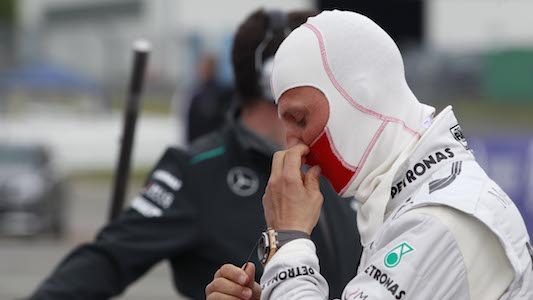 Schumacher, nuova operazione<br>Piccoli miglioramenti e pi&ugrave; stabilit&agrave;