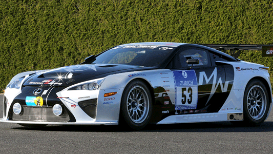 Una Lexus LFA Code X alla 24H del Ring