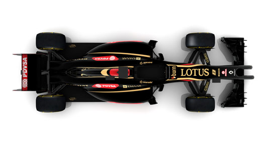 Muso asimmetrico per la Lotus E22