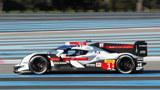 Le Castellet, 4° turno<br>Tempi alti, Audi davanti con Kristensen