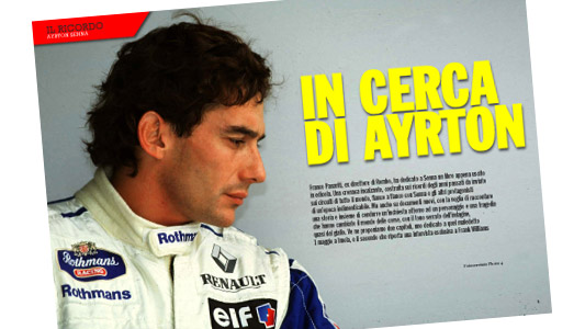 &Egrave; online il Magazine 269 Italiaracing<br>Tutto su Ayrton Senna