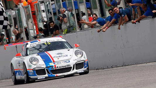 Carrera Cup a Misano, gara 2<br>Cairoli vince al debutto