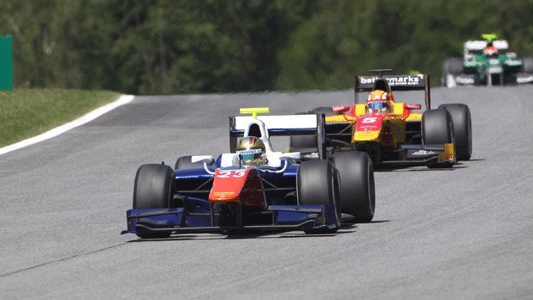 Spielberg - Gara 2<br>Cecotto e Trident da sogno, Marciello 3°