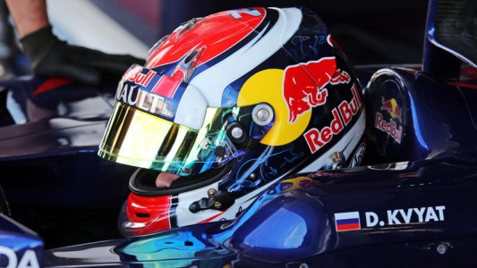 Test a Silverstone  - 3° turno<br>Un sorprendente Kvyat al comando