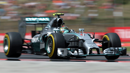 Budapest - Qualifica<br>Rosberg batte un grande Vettel