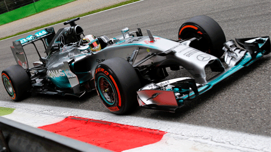 Monza - Libere 3<br>Hamilton vola, Rosberg KO