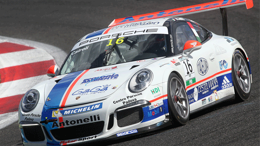 Carrera Cup a Vallelunga<br>Giraudi torna alla vittoria