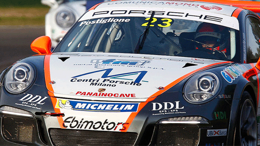 Carrera Cup a Imola<br>Postiglione vince anche gara 2