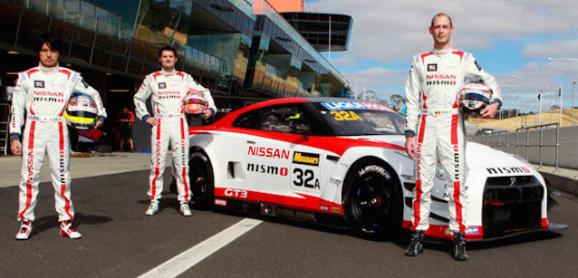 Il trio Nissan per la 12H di Bathurst