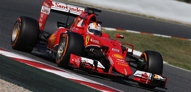 Montmel&ograve; - Libere 2<br />Vettel in scia a Hamilton