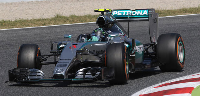 Montmel&ograve; - Qualifica<br />Rosberg esce dal tunnel