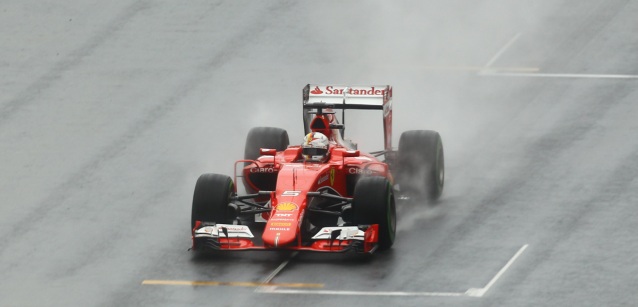 Spielberg - Libere 3<br />Vettel poi la pioggia