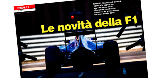 È online il Magazine 325 Italiaracing<br />La F1 si rimette a fuoco