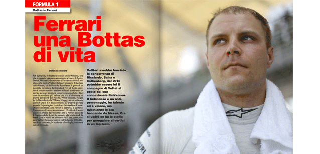 Ferrari, una Bottas di vita